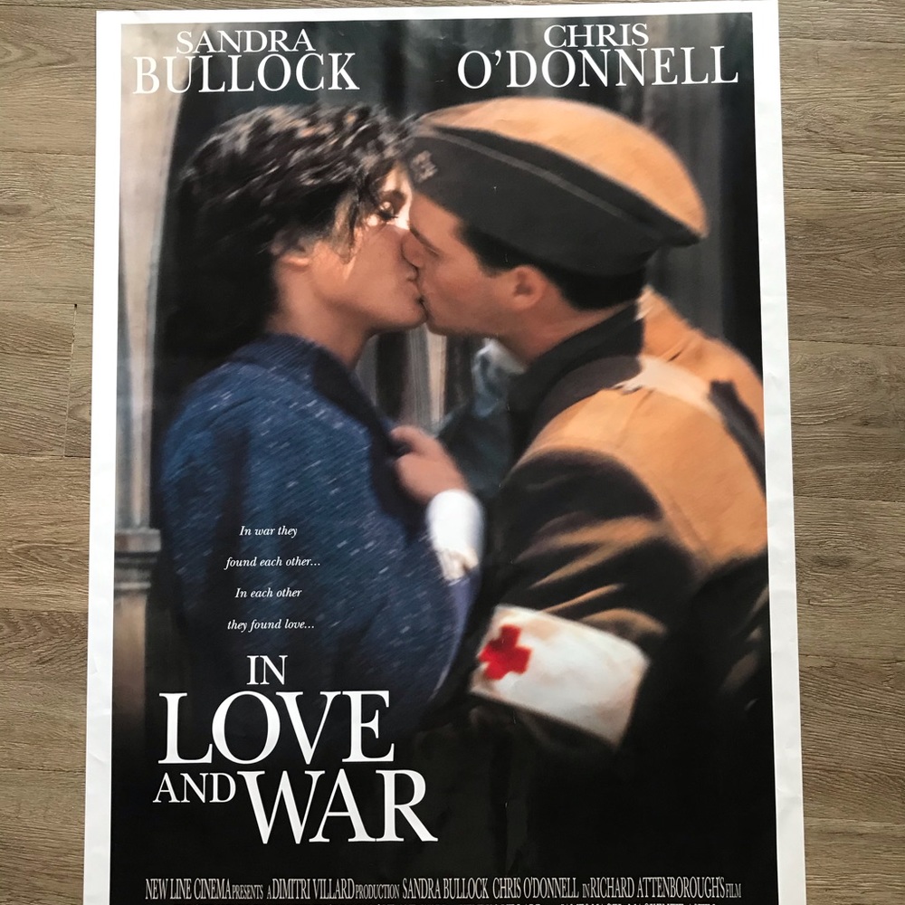 Vintage In Love and War Sandra Bullock MoviePoster